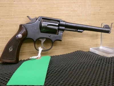 SMITH & WESSON M&P HAND EJECTOR 3RD MODEL 5 SCREW .38 S&W SPECIAL CTG