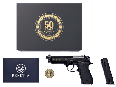 Beretta 92FS 50th Anniversary High Gloss, J92SB15, 9mm - Image 1 of 2