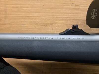 KIMBER 8400 TALKEETNA 375 H&H MAG W/ LEUPOLD VX-6HD - Image 8 of 14