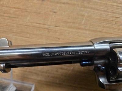 BERETTA STAMPEDE NICKEL 357 MAG 4.75