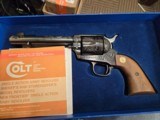 COLT SINGLE ACTION ARMY 3RD GEN 45 COLT ENGRAVED - 3 of 4