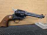 COLT SINGLE ACTION ARMY 3RD GEN 45 COLT ENGRAVED - 2 of 4