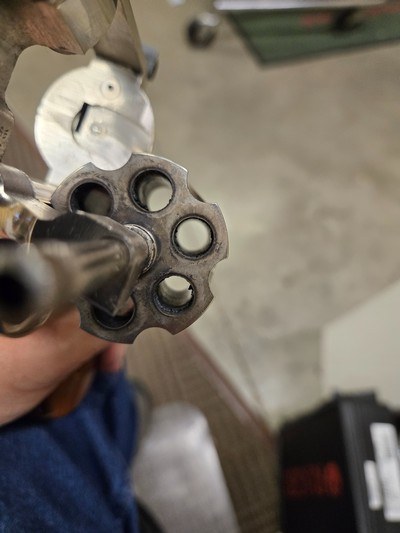SMITH & WESSON MODEL 27-2 NICKEL .357 MAG 8 3/8