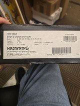 Browning Citori 825 Golden Clays Trap 12 Gauge 30
