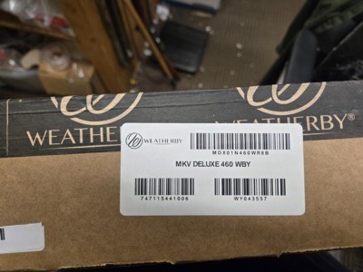 Weatherby Mark V Deluxe Rifle MDX01N460WR8B, 460 Weatherby Mag, 26
