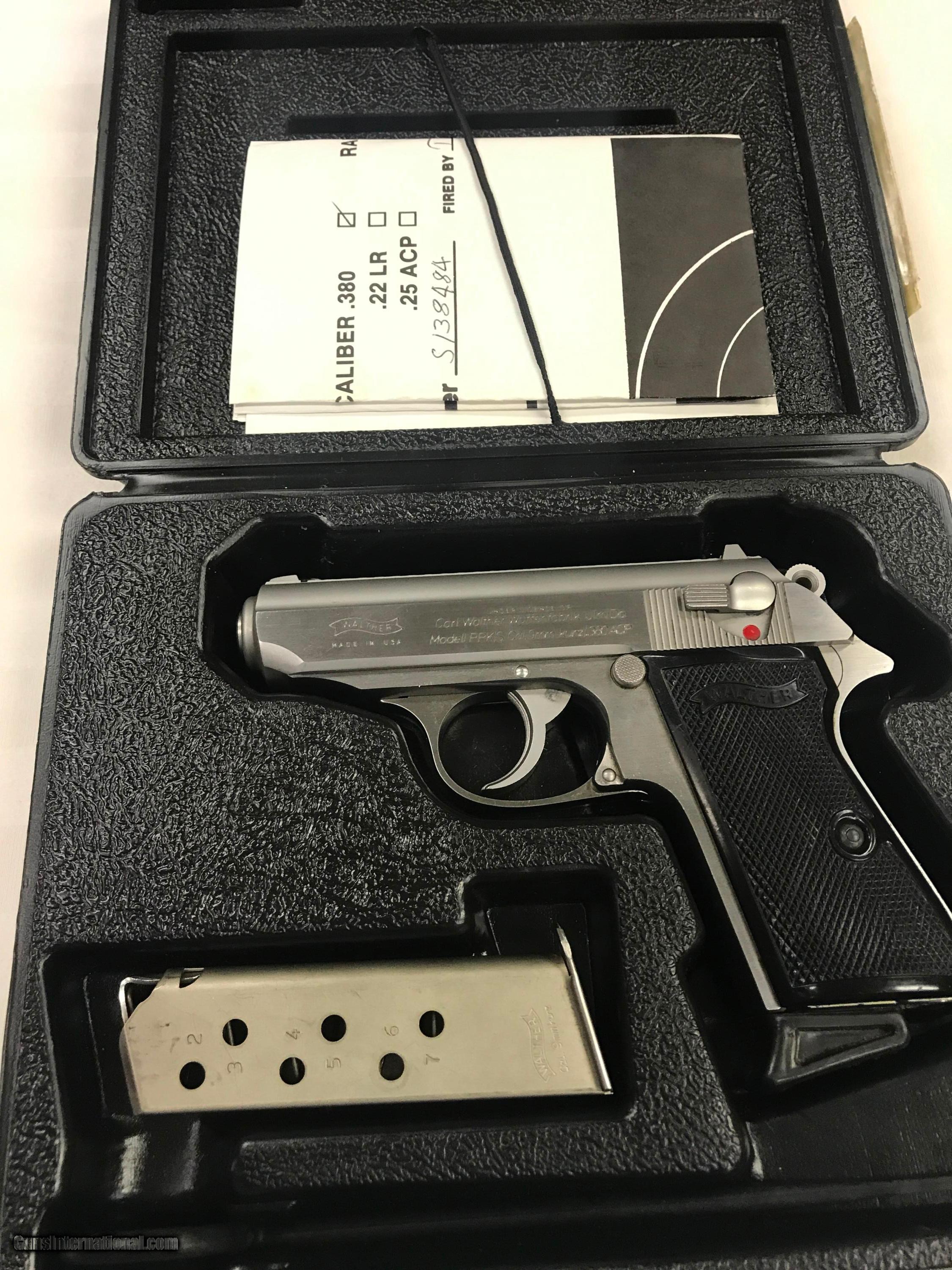 Walther PPK/S .380 Stainless