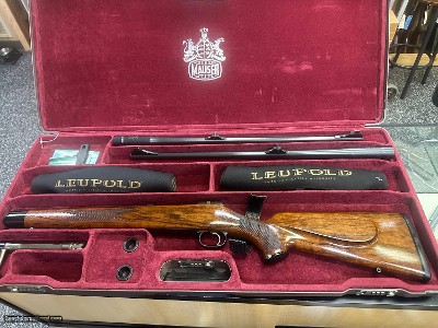 Mauser M03 two-barrel set in 30-06 and 9.3mm x 62 Mauser large game caliber