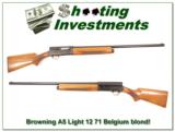 Browning A5 Light 12 70 Belgium BLOND! - 1 of 4