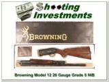 Browning Model 12 High Grade 5 20 XXX NIB - 1 of 4