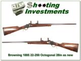 Browning 1885 22-250 28in Octagonal barrel as new - 1 of 4