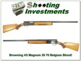 Browning A5 Magnum 20 70 Belgium Blond - 1 of 4
