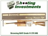 Browning BAR full Belgium Grade IV NIB 270! - 1 of 4