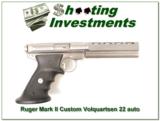 Ruger mark II Target Volquartsen custom barrel, trigger, grips - 1 of 4