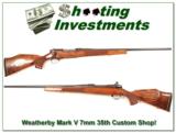 Weatherby Mark V 7mm 35th Anniversary Custom Shop! - 1 of 4