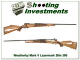 Weatherby Mark V Lazermark 300 Wthy Mag 26in! - 1 of 4