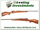 Weatherby Mark V Deluxe 300 Wthy Mag as new - 1 of 4