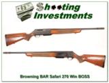 Browning BAR Safari 270 Win with BOSS! - 1 of 4