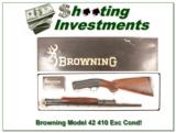 Browning Model 42 .410 410 Gauge Exc Cond in box! - 1 of 4
