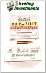 Weatherby factory loaded 300 Wthy Mag ammo 20 Rds - 1 of 1
