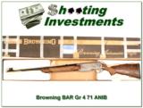 Browning BAR 7mm Grade 4 1971 Belgium ANIB - 1 of 4