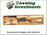 Browning A5 12 Gauge 54 Belgium Solid Rib - 1 of 4