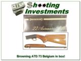 Browning ATD 22 auto 73 Belgium in box! - 1 of 4