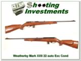 Weatherby Mark XXII 22 Auto Excellent Condition - 1 of 4