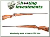 Weatherby Mark V Deluxe 300 Wthy Mag 26in - 1 of 4