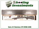 Sako 75 Stainless 270 WSM unfired in box! - 1 of 4