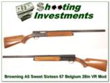 Browning A5 Sweet Sixteen 67 Belgium 28in Mod VR - 1 of 4
