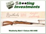 Weatherby Mark V Custom Deluxe 460 as new in box! - 1 of 4