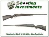 Weatherby Mark V Stynthetic 300 Wthy Mag Exc Cond - 1 of 4