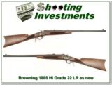 Winchester 1885 Low Wall High Grade 22 LR unfired - 1 of 5
