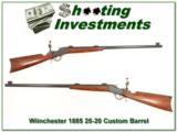 Winchester 1885 1892 made with custom 25-10 heavy barrel - 1 of 4
