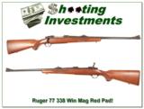 Ruger Model 77 in 338 Winchester Mag older Red Pad - 1 of 4