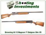 Browning A5 Magnum 12 Gauge 71 Belgium Blond VR - 1 of 4