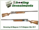 Browning A5 Magnum 12 Gauge 76 Belgium VR - 1 of 4