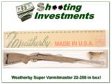 Weatherby Mark V Super Varmintmaster 22-250 in box! - 1 of 4