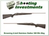 Browning A-bolt Stainless Stalker 300 Win Mag Exc Cond - 1 of 4