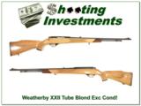 Weatherby Mark XXII Tube Blond Exc Cond! - 1 of 4