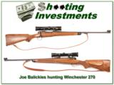 Joe Balickie custom Winchester 70 270 his personal Hunting Rifle! - 1 of 6