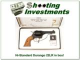 High Standard Durango 22LR unfired in box! - 1 of 4