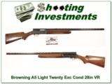 Browning A5 Belgium Light Twenty 20 Gauge Exc Cond! - 1 of 4