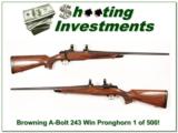 Browning Hi-Grade Pronghorn 243 A-bolt 1 of 500! - 1 of 4