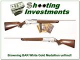 Browning BAR White Gold Medallion 300! - 1 of 4