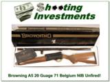 Browning A5 20 Gauge 71 Belgium NIB Unfired! - 1 of 4