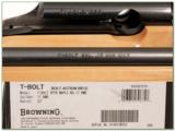 Browning T-bolt 17 HMR Limited Run Maple Stock NIB - 4 of 4