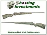 Weatherby Mark V 340 Teflon coated with Outfitters stock - 1 of 4
