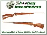 Weatherby Mark V Deluxe 300 near new - 1 of 4