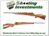 Weatherby Mark V Deluxe 7mm Wthy Mag - 1 of 4